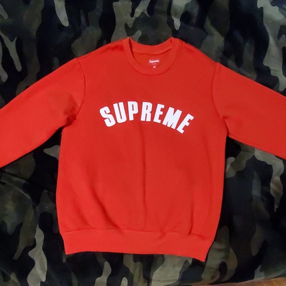 supreme sweat shirt size xxl